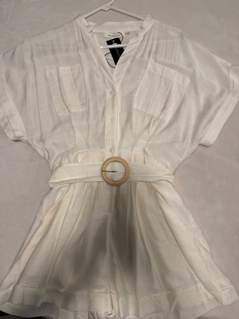 Ivory playsuit/romper